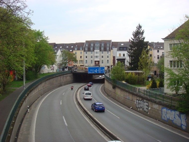 Der Bereich zwischen Clemens-August-Straße und Wielsgasse