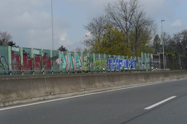 Lärmschutzwand bei Tannenbusch