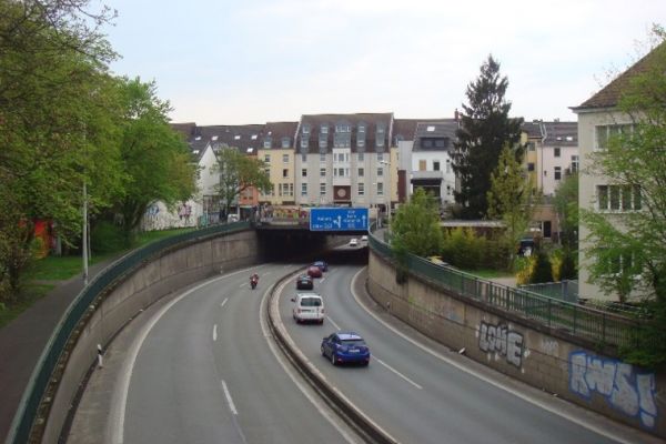 Der Bereich zwischen Clemens-August-Straße und Wielsgasse